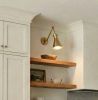 Kinkiet mosiężny na wysięgniku regulowany minimalistyczny klasyczny dekoracyjny PAGE W01583BR Cosmo Light